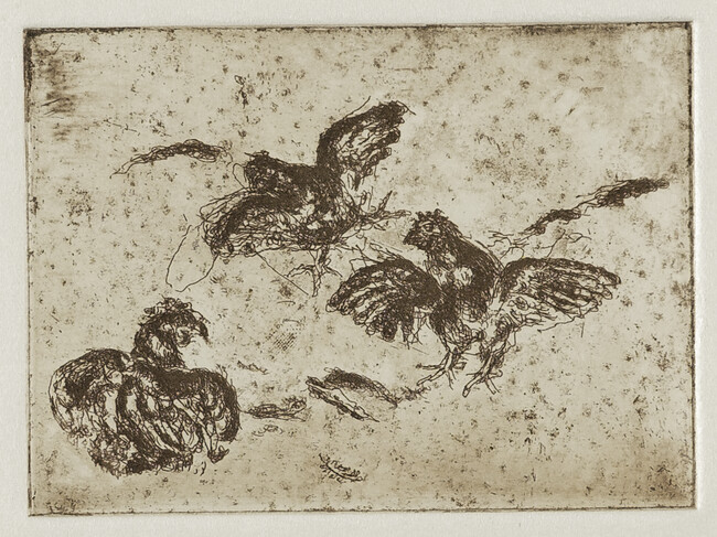 Untitled (Three Cocks)