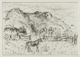 Untitled (Landscape with Horse, Wyoming?)