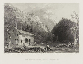 The Notch House, White Mountains (New Hampshire), Plate 63 from Volume I of N.P. Willis' American...