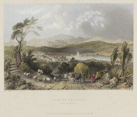 View of Meredith (New Hampshire), Plate 60 from Volume I of N.P. Willis' American Scenery, or Land,...