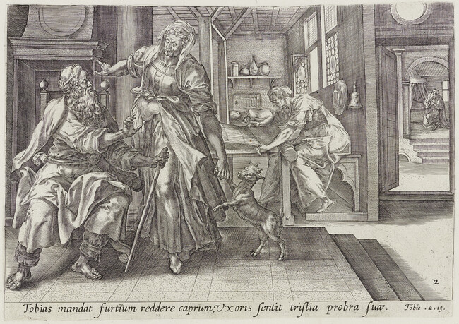 Tobit Accusing Anna of Stealing the Kid, from The Story of Tobias
