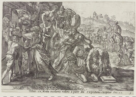 Tobias, Sarah and the Angel Taking Leave of Raguel and Edna, from The Story of Tobias