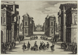 Act IV, Plate 4 for Prospero Bonarelli's Il Solimano, tragedia (The Sultan, A Tragedy)