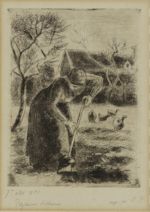 Paysanne bêchant (Peasant Woman Digging)