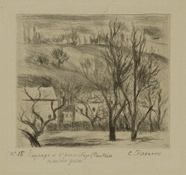Paysage a l'hermitage Pontoise (Landscape at the Hermitage, Pontoise)