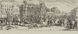 La Dévastation d'un monastère (Destruction of a Convent), Plate 6 from the series Les Grandes Misères et...