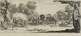 L'Attaque de la diligence (The Attack on the Coach), Plate 8 from the series Les Grandes Misères et...