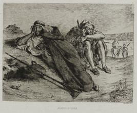 Arabes d'Oran (Arabs of Oran), number 5 from Eau-fortes modernes (Modern Etchings)