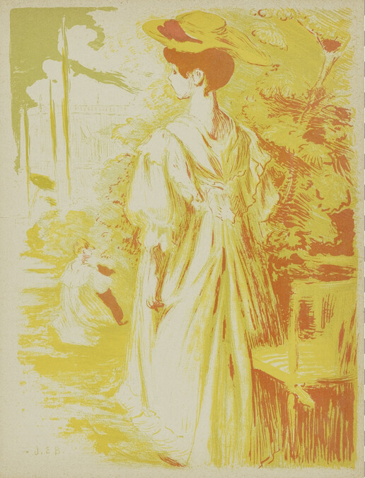 Young Woman in Garden