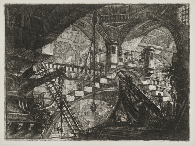 The Arch with a Shell Ornament, plate 11 from the series Imaginary Prisons (Carceri d'Invenzione)