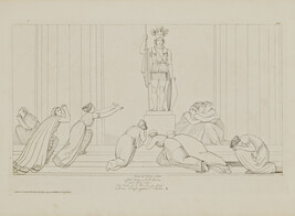 Scene from Seven Against Thebes, from The Tragedies of Aeschylus