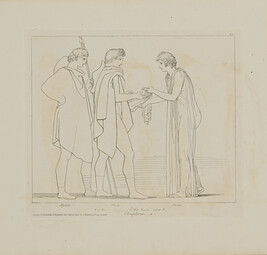 Scene from The Choephoroe, from The Tragedies of Aeschylus