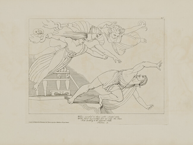 Scene from The Furies, from The Tragedies of Aeschylus