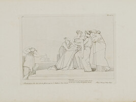 Andromache Fainting on the Wall, from The Iliad of Homer