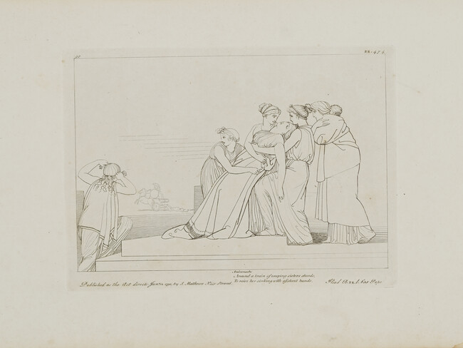 Andromache Fainting on the Wall, from The Iliad of Homer