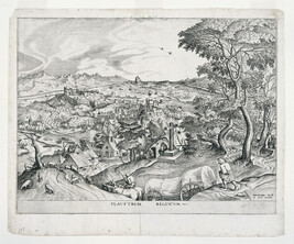 The Belgian Wagon (Plaustrum Belgicum), from the set of the Large Landscapes