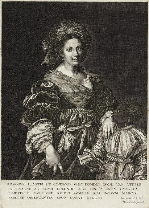 Laura Dianti (c. 1503-1573) with Her Accompanying Black Attendant