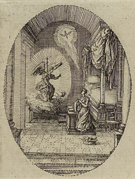 L'Annonciation (The Annunciation), from the series Variæ tum Passionis Christi tum vitæ beatæ Mariæ...