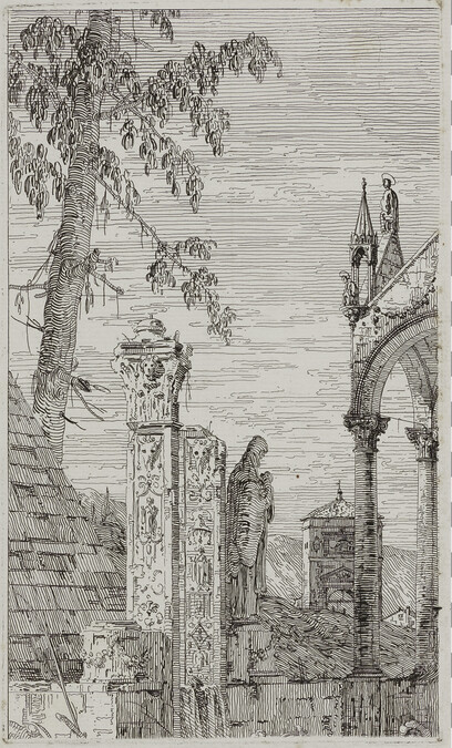 La tomba di un vescovo (The Bishop's Tomb), from the series Vedute altre prese da i luoghi altre ideate (Views, Some Representing Actual Sites, Others Imaginary)