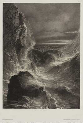 La Mer: Vagues et falaise (The Sea: Waves and Cliff)