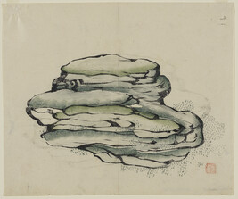 Shi San (Rock 3), from Shih-chu-chai Shu Hua P'u (Ten Bamboo Studio Manual of Calligraphy and Painting)
