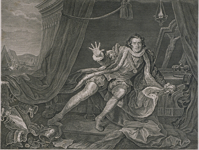 Mr. Garrick in the Character of Richard the Third