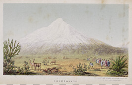 Chimborazo (Frontispiece illustration to Alexander von Humboldt's 