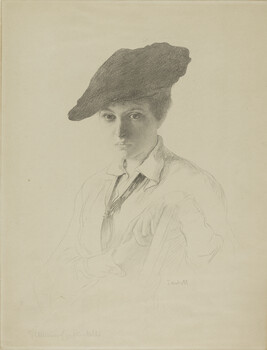 Untitled (portrait of a girl with hat)