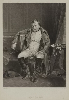 Napoleon Bonaparte, 1814 ; Napoleon I at Fontainebleau March 31, 1814