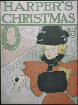 Harper's Christmas (Woman in Fur Hat with Muff)