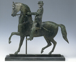 Weathervane depicting General George B. McClellan (1826-1885) on a Horse