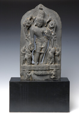 Stele. Avalokitesvara as Khasarpana