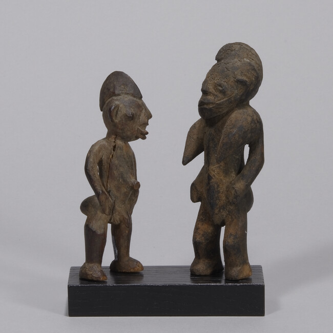 Two Divination Figures, Male and Female