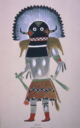 Canema, Buffalo Katsina, Costume from Hopi Indian Ceremonial Dance.