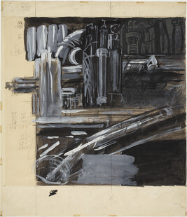 Study for The Machine (Panel 12) for The Epic of American Civilization