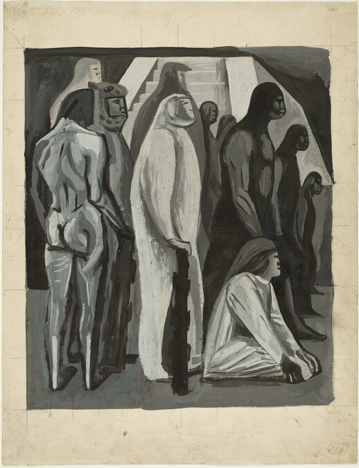 Study for Migration (Panel 1) for The Epic of American Civilization