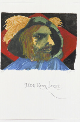Hans Reinhardt, from A Book of Fanciful Portraits of Ingenious Metalsmiths, Medalists, Sculptors, and...