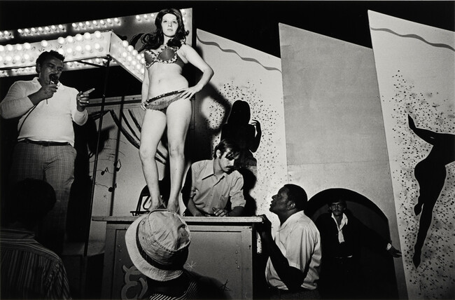 Alternate image #3 of Lena on the Bally Box, Essex Junction, Vermont, from the project Carnival Strippers