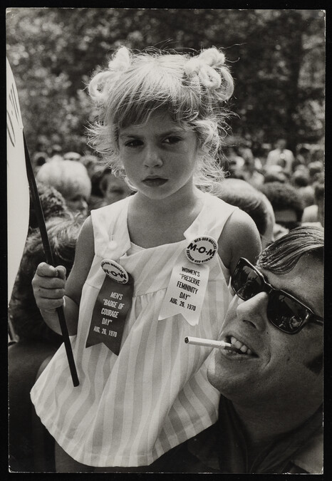 Alternate image #1 of Young Girl at Women's Liberation Demonstration, New York City, USA