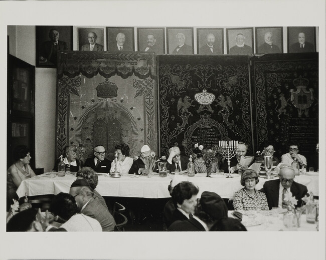 Alternate image #1 of From all over Eastern Europe, the Budapest Jewish Community Gathers the Old People for its Holiday Dinner, Budapest, Hungary