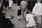 Alternate image #3 of Parents and Children Cross Bridge, Koln, West Germany