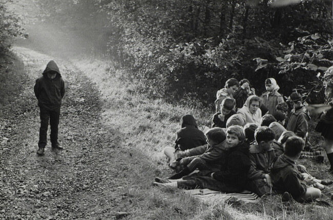 Alternate image #3 of Jewish Children Rest on a Hike Through the Woods of Westerwald, Germany