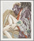 Alternate image #1 of Seated Nude with Kimono