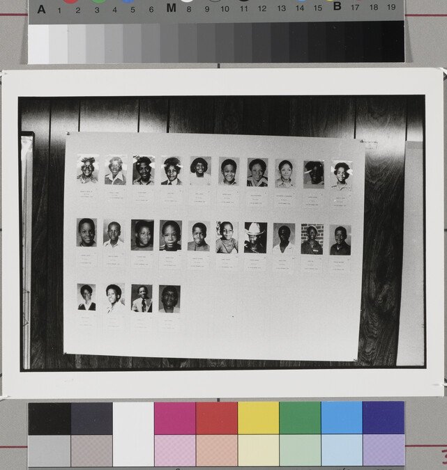 Alternate image #1 of The portraits of the 24 missing children at the Task Force Headquarters, Atlanta, Georgia