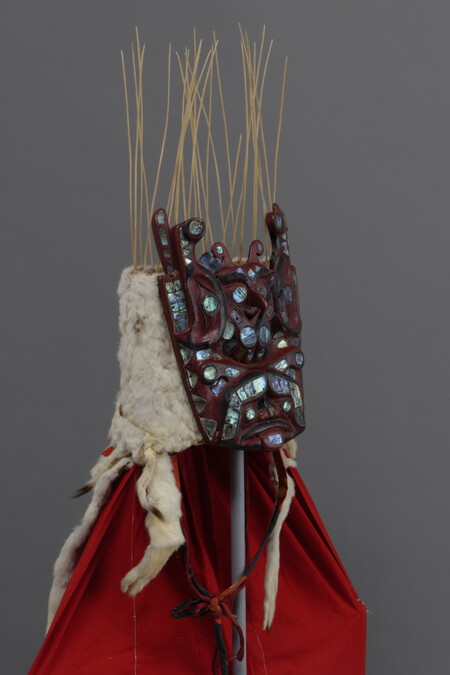 Alternate image #1 of Dancing Headdress Frontlet with attached Cape and separate Tunic
