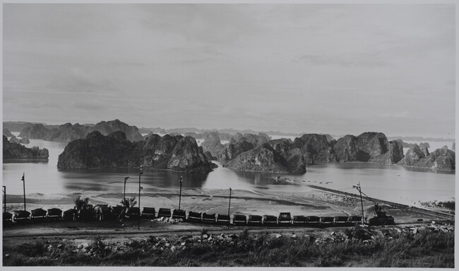 Alternate image #2 of Coastal landscape with coal train, Vietnam