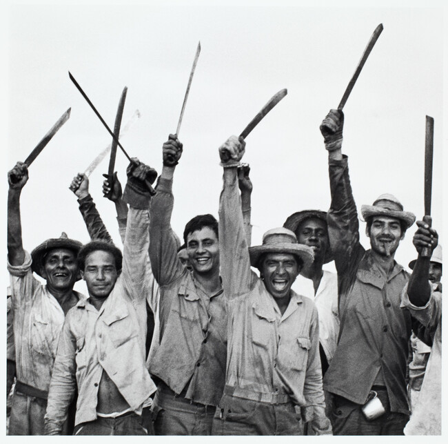 Alternate image #1 of Sugarcane workers with machetes, Cuba