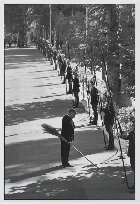 Alternate image #2 of Inspecting Guards/ Teheran, 1967; from the portfolio Photographs: Elliott Erwitt