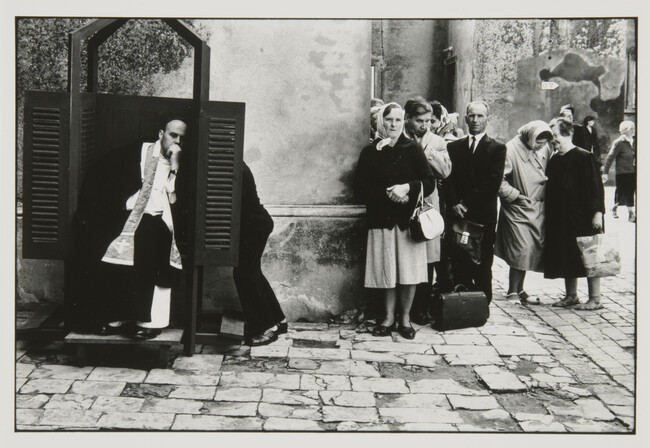 Alternate image #3 of Confessional/ Czestochowa, Poland, 1964; from the portfolio Photographs: Elliott Erwitt