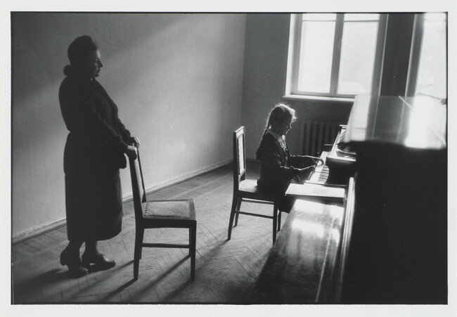 Alternate image #2 of Piano Lesson / Odessa, 1957; from the portfolio Photographs:  Elliott Erwitt